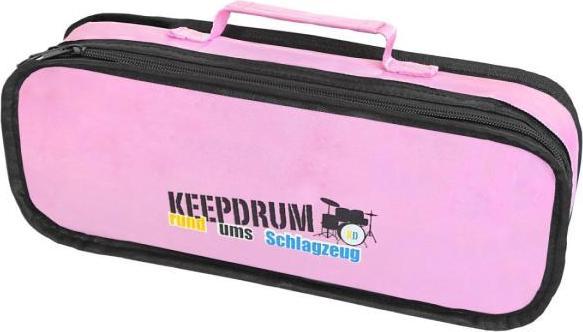 Actual product image keepdrum MB01PK Glockenspiel Bag Pink with Mallet