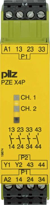 Actual product image Pilz Contact extension PZE X4P 24VDC 4n/o