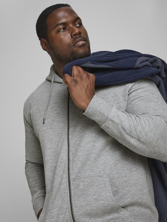 Produktbild Jack & Jones Durchgehender Reissverschluss Plus Size Hoodie (XXL, 5XL)