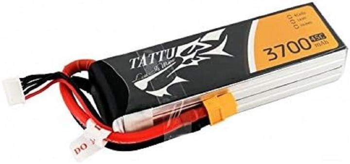 Actual product image Tattu RC Battery LiPo 3700 mAh 14.8 V 45C (3700 mAh, 14.80 V)