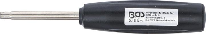 Produktbild BGS Drehmomentschrauber für Ventil-Einsätze 0,45 Nm (0.45 Nm)