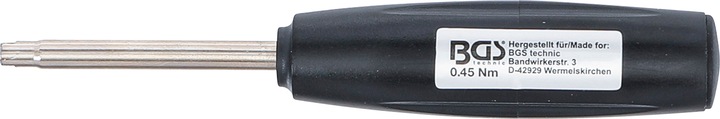 Image du produit BGS Tournevis dynamométrique pour inserts de valves 0,45 Nm
