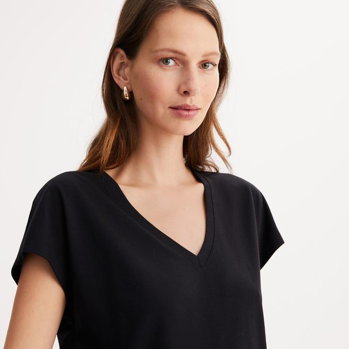 Actual product image Anne Weyburn T-Shirt mit V-Ausschnitt (34)
