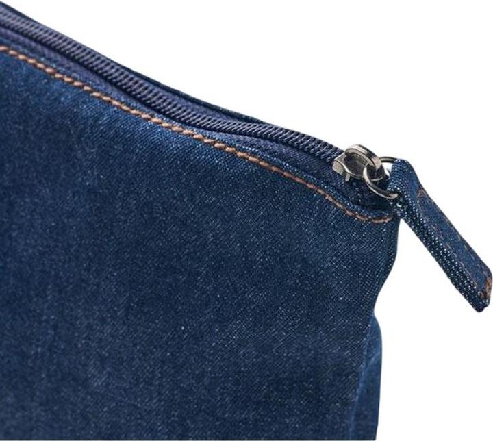 Actual product image MidOcean Style Pouch Denim Recycled Cosmetic Bag