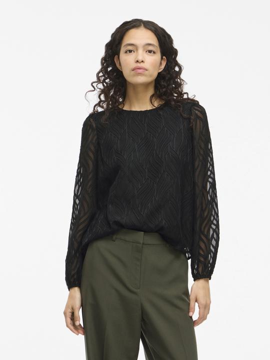 Produktbild Vila VIMIKA Rundhals Oberteil mit langen Ärmeln (36)