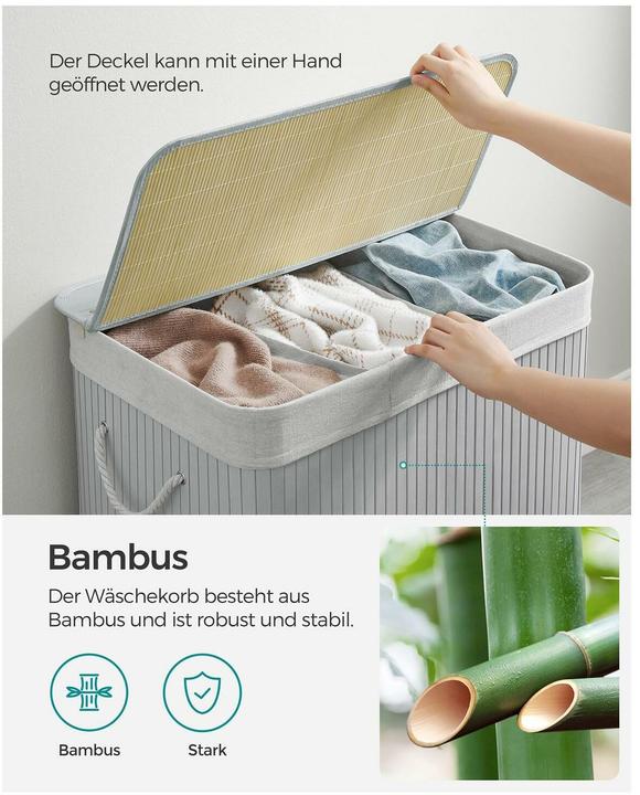 Actual product image Songmics Laundry basket (150 l)