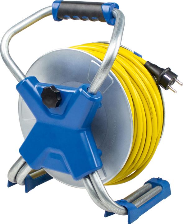 Immagine prodotto As - Schwabe Avvolgicavo in metallo con USB (50 m, 1.50 mm².)