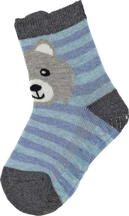 Produktbild Sterntaler Fliesen Flitzer Wolf Anthrazit Melange Gr. 18 (Einzelpack, 18)