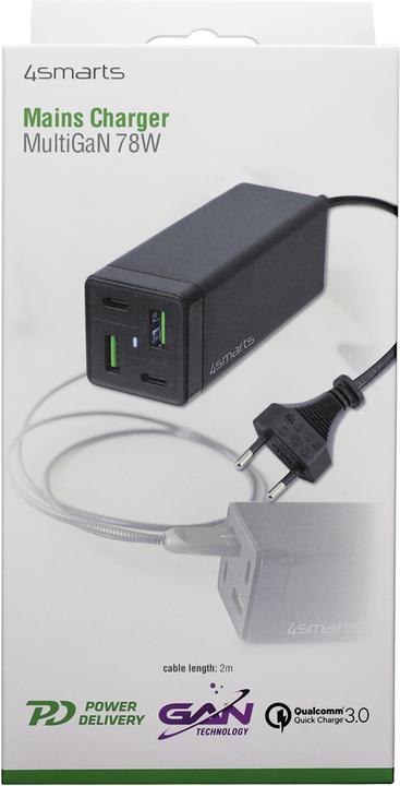 Produktbild 4smarts Netzladestation MultiGaN (78 W)
