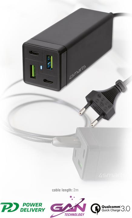 Produktbild 4smarts Netzladestation MultiGaN (78 W)