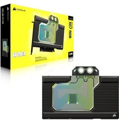 Actual product image Corsair GPU water block, iCUE LINK XG7 RGB 40-SERIES SUPRIM/TRIO (4080 (SUPER))