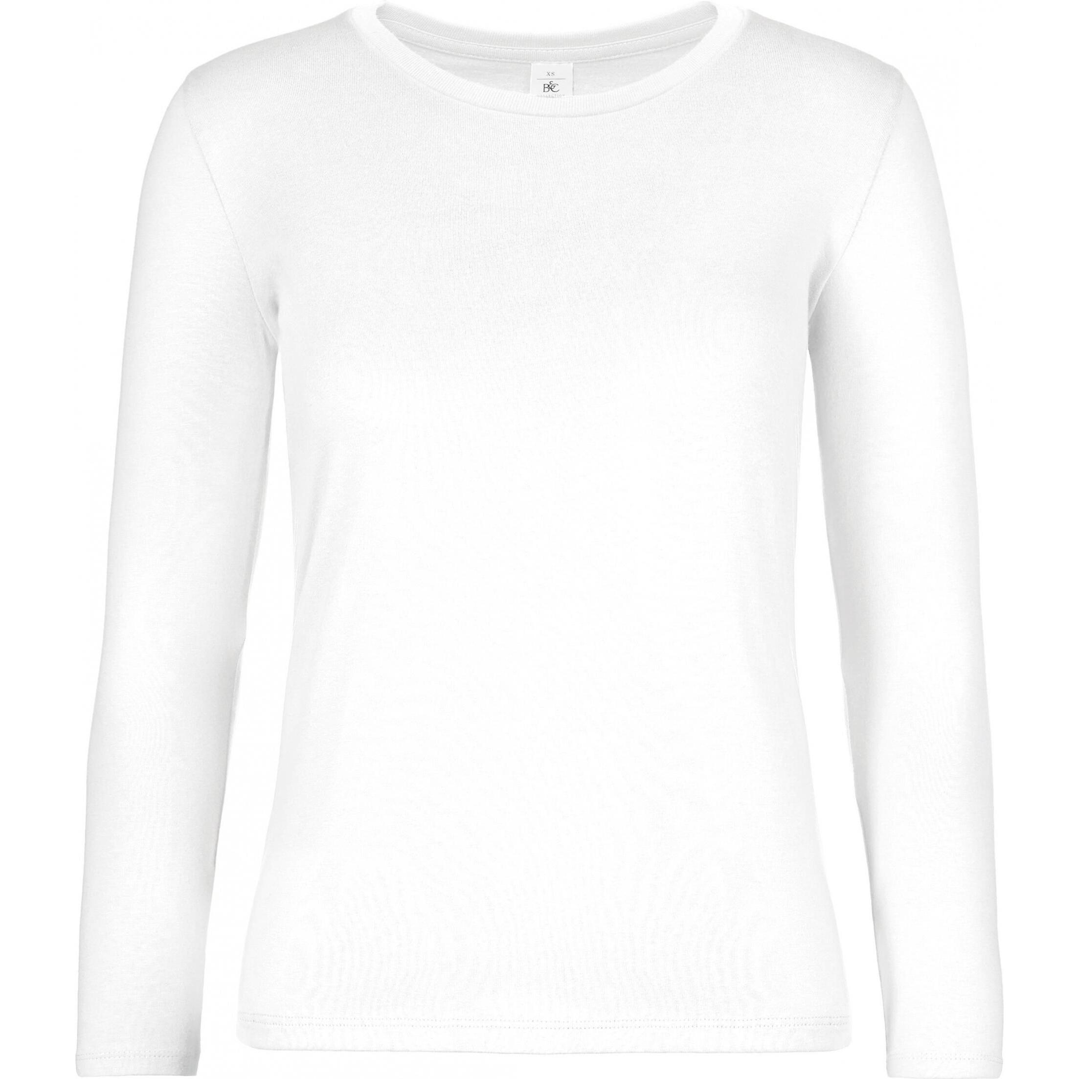 B&C, Damen, Shirt, E190, Weiss, (S)