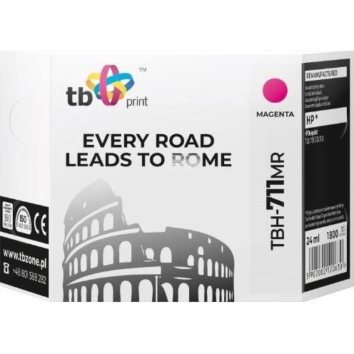 Print, Druckerpatrone, Tusz TB Tusz do HP DesignJet T530 TBH-711MR MA ref.-TBH-711MR
