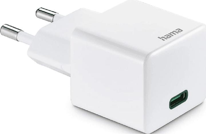 Image du produit Hama Chargeur rapide USB-C, PD/Qualcomm®, mini-chargeur, 20 W, blanc (20 W, 1 portion)