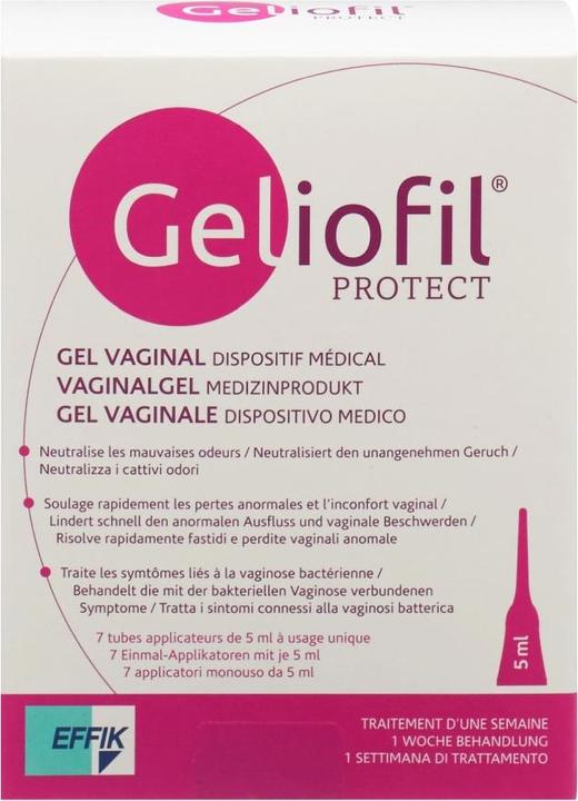 Actual product image Geliofil Vaginal gel medical device (7x5ml) (35 ml, Intimate gel)