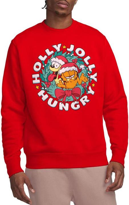 Immagine prodotto Garfield Holly Jolly Hungry Felpa Natale Odie Adulto Unisex (M)