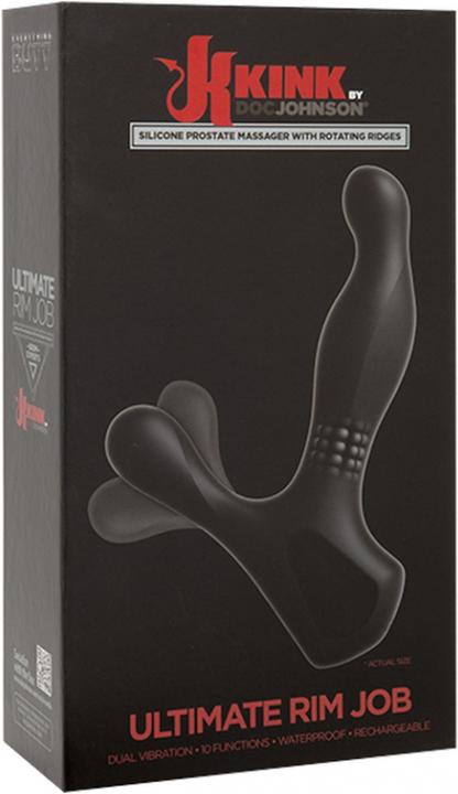 Actual product image Doc Johnson The Ultimare Rim Job - Vibrating Silicone Prostate Massager w/Ro