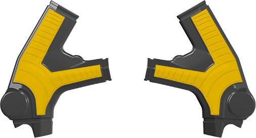 Actual product image Racetech Two-material motorcycle frame protection