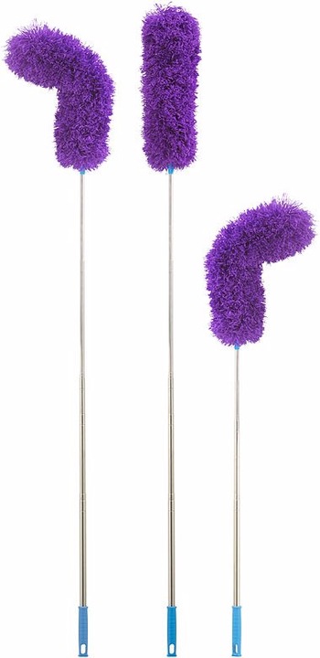 Produktbild Sichler 3er-Set Biegbare Mikrofaser-Staubwedel mit XXL-Teleskop bis 280 cm (3 Stk.)