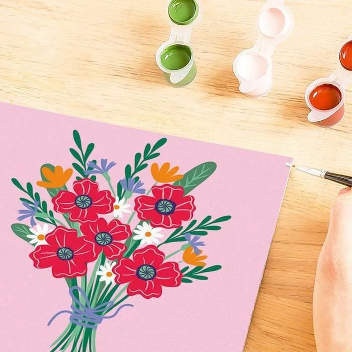Immagine prodotto Ravensburger CreArt - Pittura per numeri 25519 - Bouquet di papaveri - a partire da 12 anni
