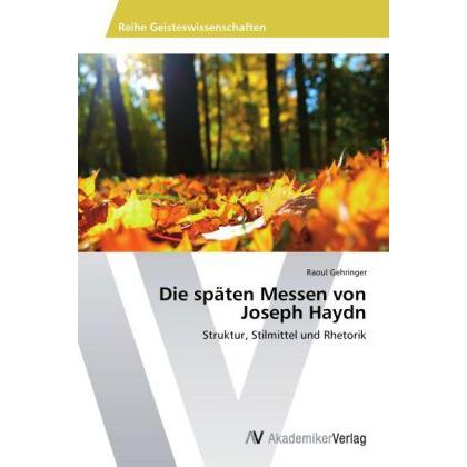 Die späten Messen von Joseph Haydn, Fachbücher