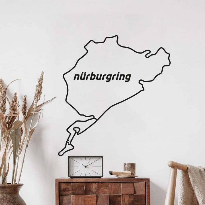 Actual product image Nürburgring Track silhouette complete (93 x 100 cm)