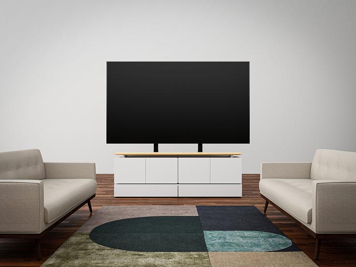 Produktbild Multibrackets Standfuss XLarge elektr, 55 -100", max 100 kg (100 kg, 55" - 100")