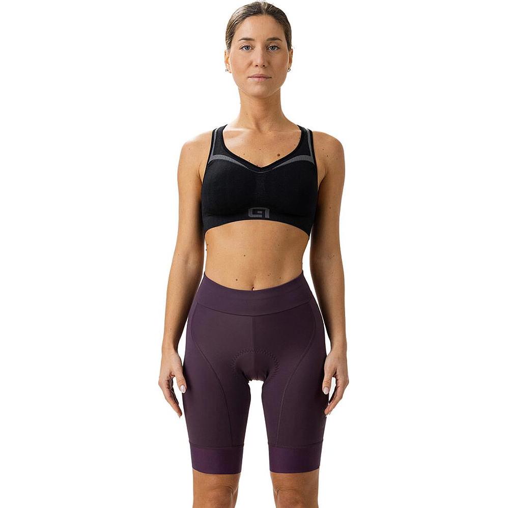 ALE, Damen, Velohosen, Women's Magic Colour Shorts (L), Violett, L