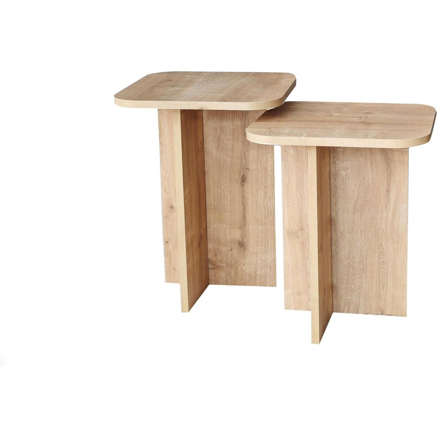 Skye Decor, Couchtisch + Beistelltisch, Blues (40 x 40 x 55 cm)