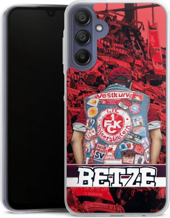 Produktbild DeinDesign Slim Case für Samsung Galaxy A15 5G Silikon Hülle Ultra Dünn Handyhülle 1. FC Kaiserslautern 1. (Samsung Galaxy A15 5G)