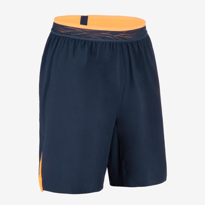 Produktbild Kipsta Damen/Herren Fussball Shorts - CLR marineblau/orange (XXL)
