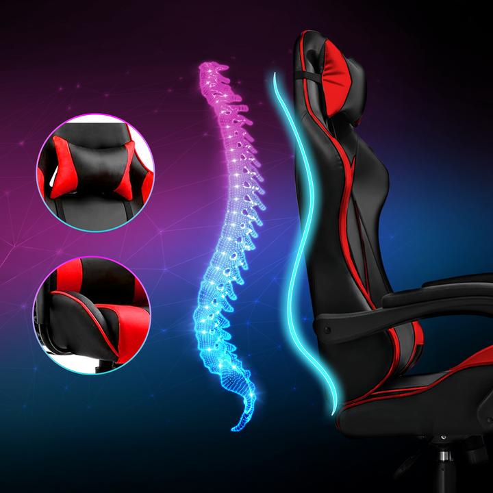 Actual product image Extralink Gaming chair | office rotating bucket black and red G-522