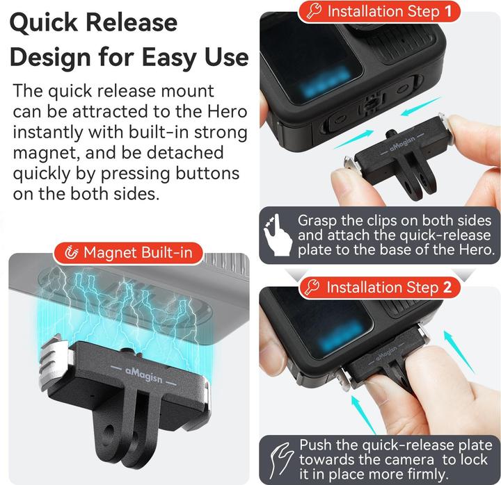 Actual product image aMagisn Quick Release Mount