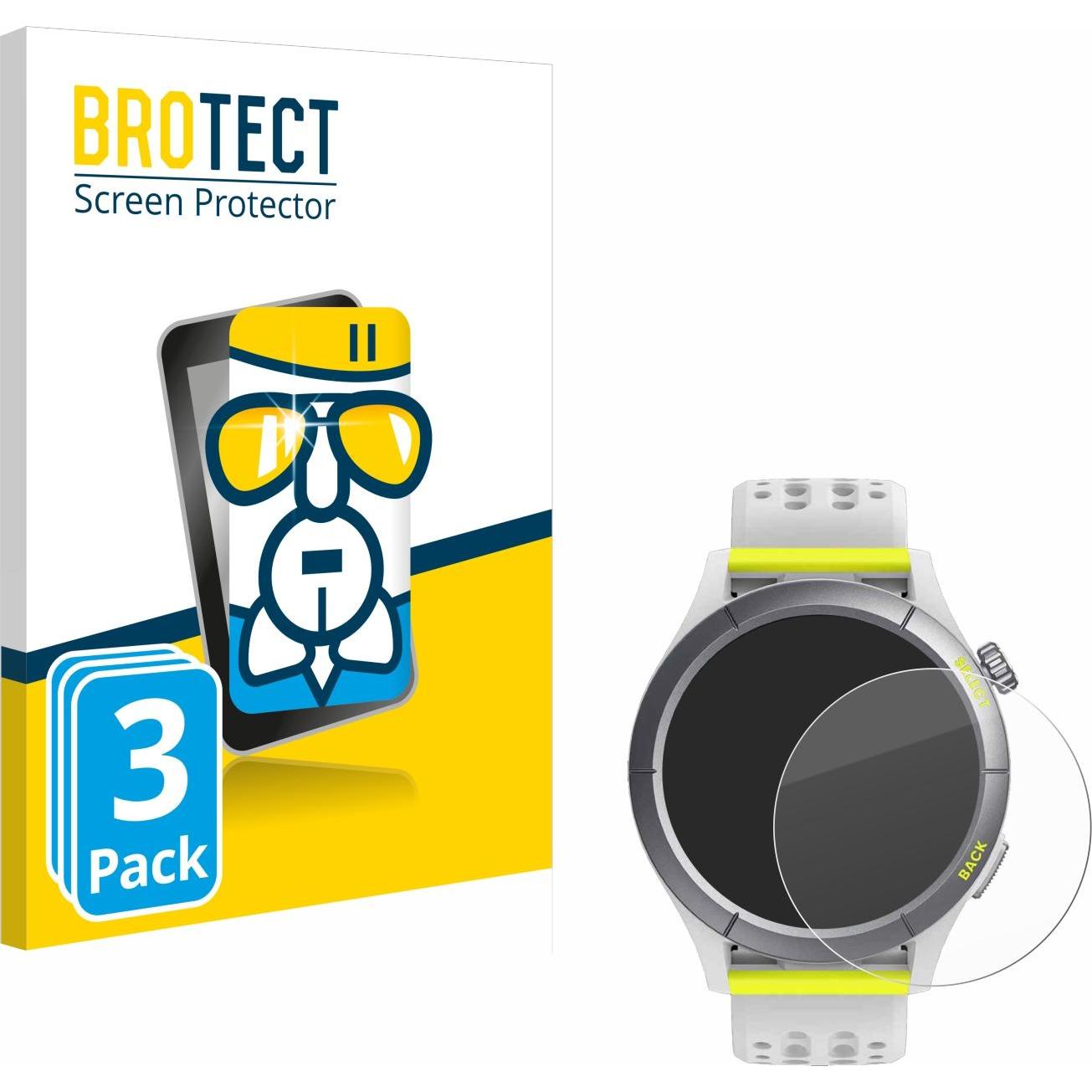 Thumbnail - BROTECT AirGlass Panzerglasfolie, Smartwatch Schutzfolie, Transparent