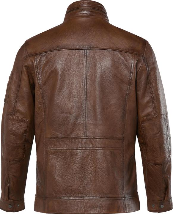 Produktbild Boston Park Lederjacke, Leder, Lammnappa, Stehkragen, Zipper, bis 84/86 (80)