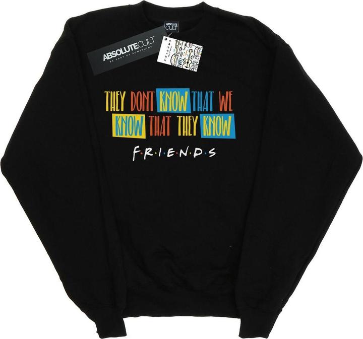 Produktbild Friends They Don't Know Script Sweatshirt (L)