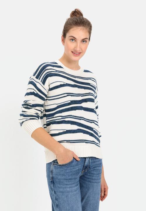 Image du produit Camel Active Pull en tricot intarsia en pur coton (S)
