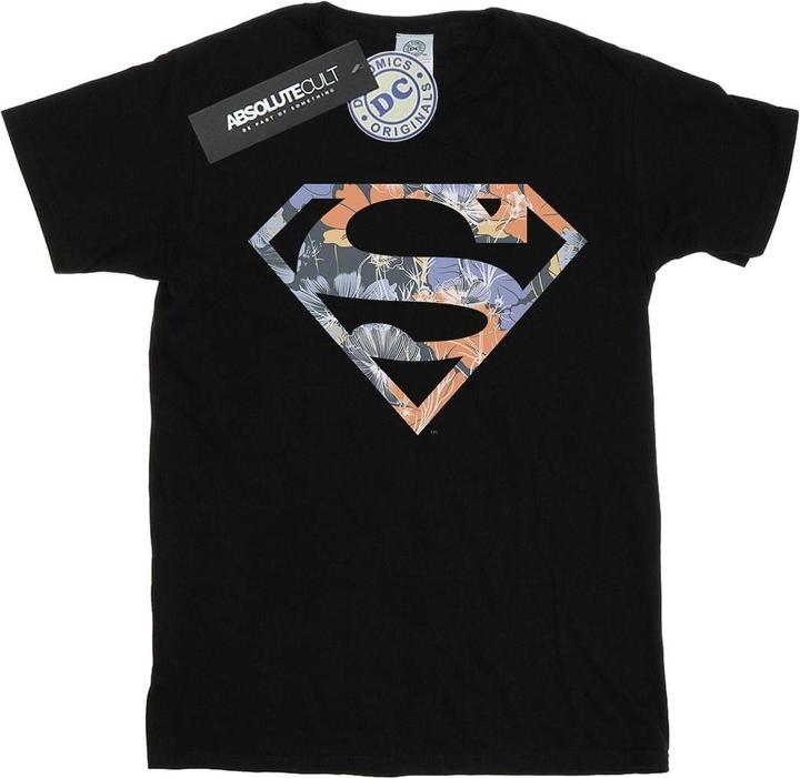 Immagine prodotto Superman Floral Logo 2 Maglietta Uomo (L)