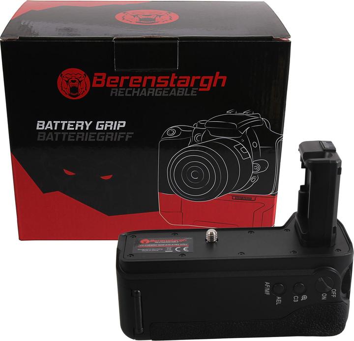 Immagine prodotto Berenstargh Impugnatura per Sony A7 II, A7M2 A7R2 VG-C2EMRC per 2 batterie ricaricabili NP-FW50 incl. (Maniglia della batteria)