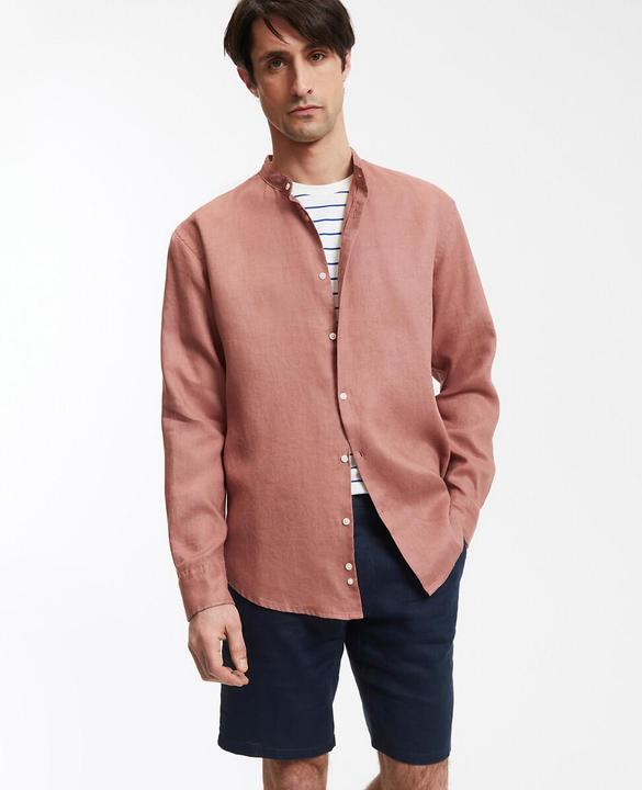 Immagine prodotto La Redoute Collections Gerades Leinenhemd mit Stehkragen (M)