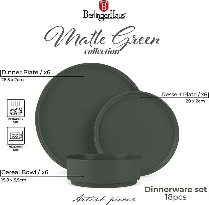 Produktbild BerlingerHaus Haus 18-teiliges Geschirrset (18 Stk.)