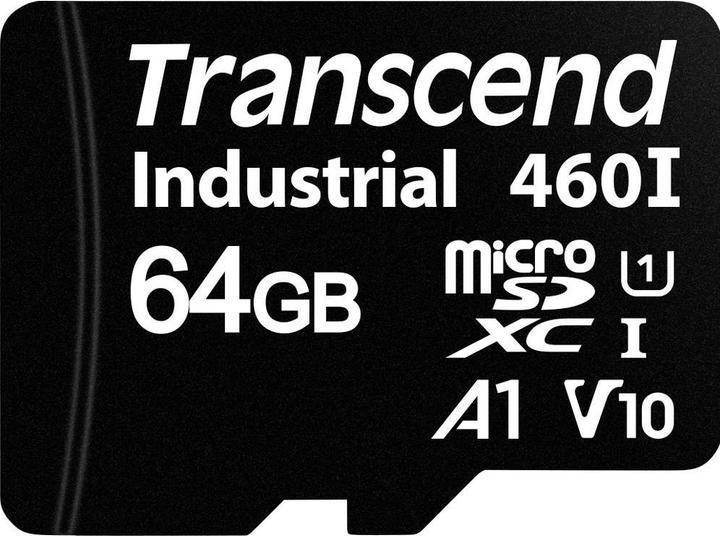 Produktbild Transcend TS64GUSD460I-VS1 microSD-Karte Retail 64 GB (64 GB, microSDXC, U1, UHS-I)