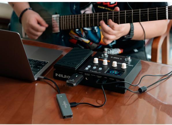 Actual product image NUX Multi-Effektgerät MG-300 MKII für E-Gitarre mit Klinkenkabel (Preamplifiers, Amplifier, Limiter)