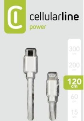 Actual product image Cellularline Power Cable 120cm - USB-C to Lightning (1.20 m, USB 3.2 Gen 1)