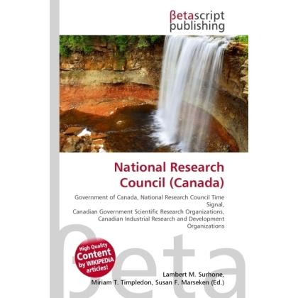 National Research Council (Canada), Fachbücher