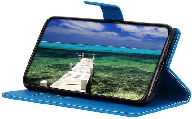 Produktbild MU Classic Litchi Leder Bookcover Series (Samsung Galaxy A14 5G, Samsung Galaxy A14)