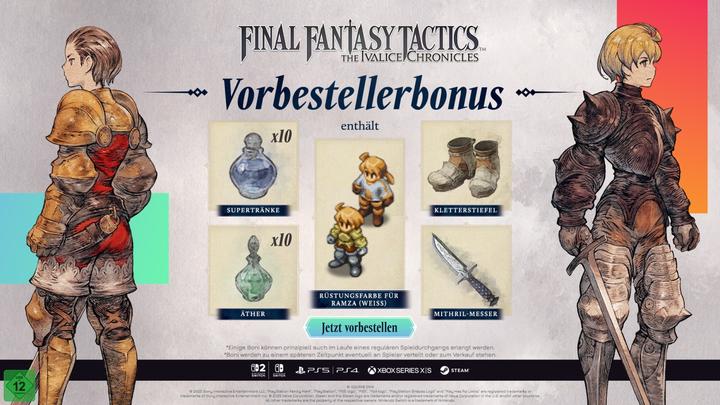 Produktbild Square Enix FF Tactics: Ivalice Chronicles (Switch, DE)