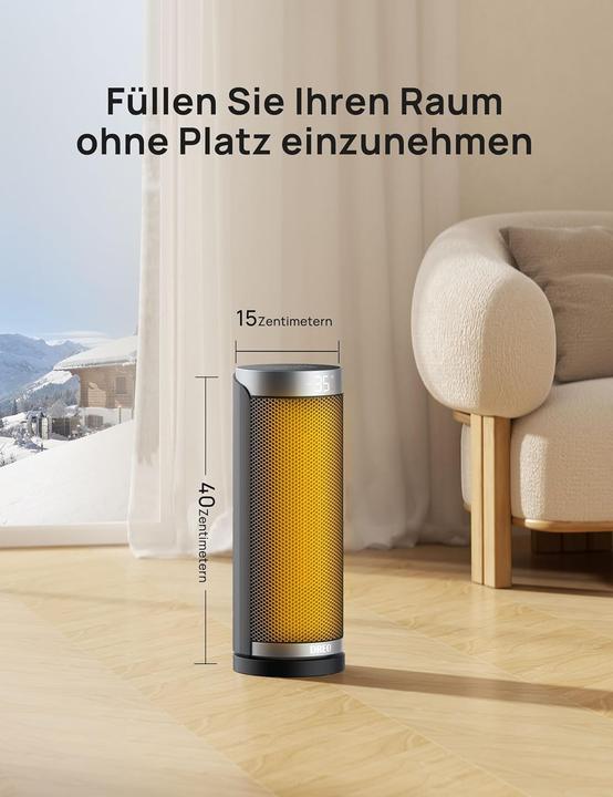 Produktbild Dreo PTC Keramik Heizlüfter mit Fernbedienung (1800 W)