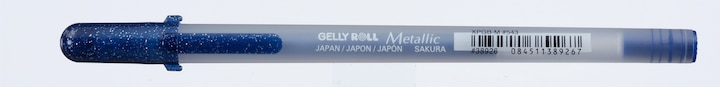 Produktbild Talens SAKURA Gelly Roll Metallic blau schwarz 0.5mm (Blau, Schwarz, 1 x)