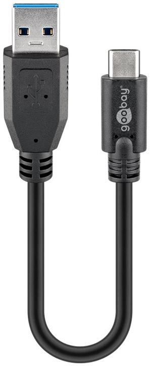 Produktbild Goobay USB-C auf USB-A 3.0 Kabel (0.15 m, USB 3.2 Gen 1)